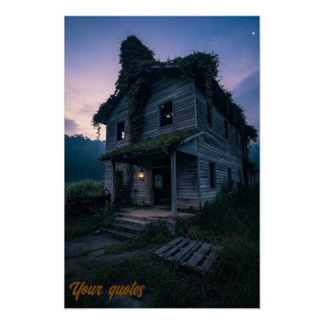 Dunkler gotischer Twilight-Horror  Poster (Vorderseite)