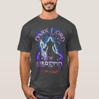 Dunkler Herr von Libretto T-Shirt