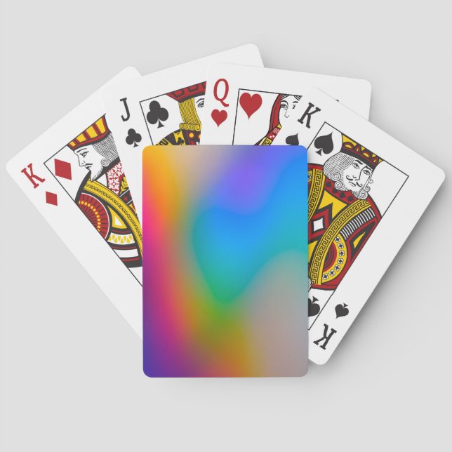 Dunkler Holografischer Holo Spielkarten (Rückseite)