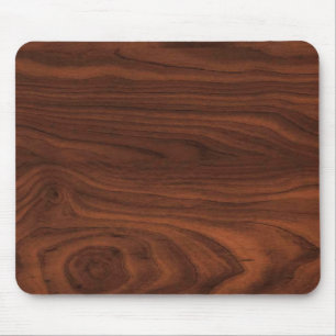 Dunkler hölzerner Blick Browns Mousepad