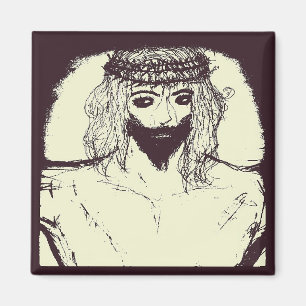 Dunkler Jesus wird die Welt und die Welt der Alter Magnet