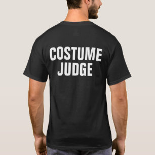 Dunkler Kostüm-Richter-lustiges Halloween-Party T-Shirt