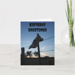 Dunkler Kuhschädel Karte