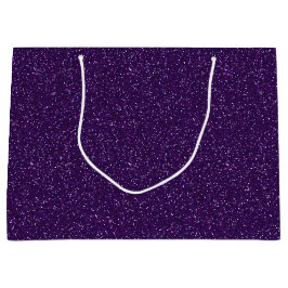 Dunkler Lila Sparkle Glitzer Große Geschenktasche Geschenktüte