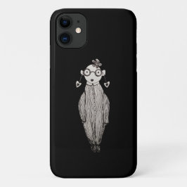 Dunkler Lippenstift und Tragebrille Case-Mate iPhone Hülle