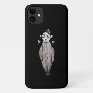 Dunkler Lippenstift und Tragebrille Case-Mate iPhone Hülle