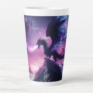 Dunkler, mittelalterlicher ätherischer Drache Milchtasse
