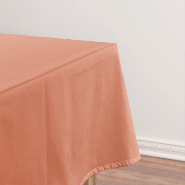 Dunkler Pfirsich (feste Farbe)  Tischdecke (Beispiel)