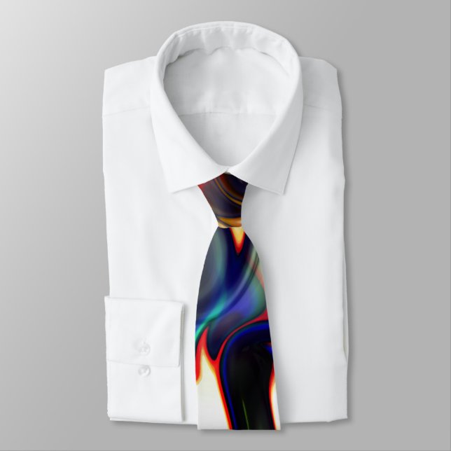 Dunkler Rauch oder spiralförmige Aushöhlung mit Fa Krawatte (Gebunden)