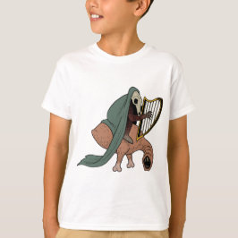 Dunkler Reiter, der Harfe spielt T-Shirt