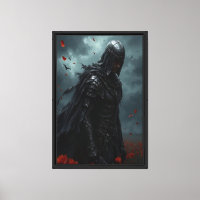 Dunkler Ritter auf dem roten Feld