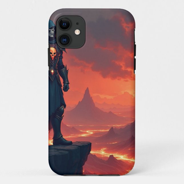 Dunkler Ritter der Flamme Case-Mate iPhone Hülle (Rückseite)
