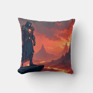 Dunkler Ritter der Flamme Kissen