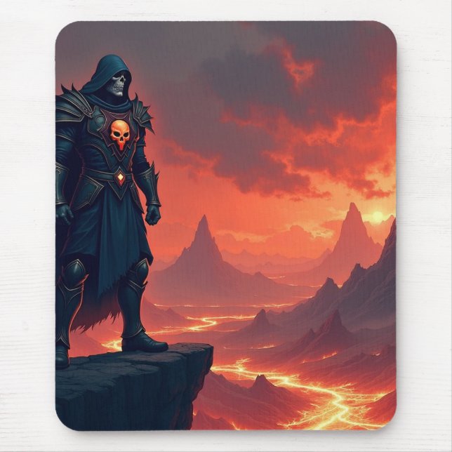 Dunkler Ritter der Flamme Mousepad (Vorne)