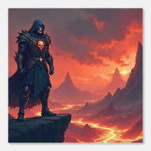 Dunkler Ritter der Flamme