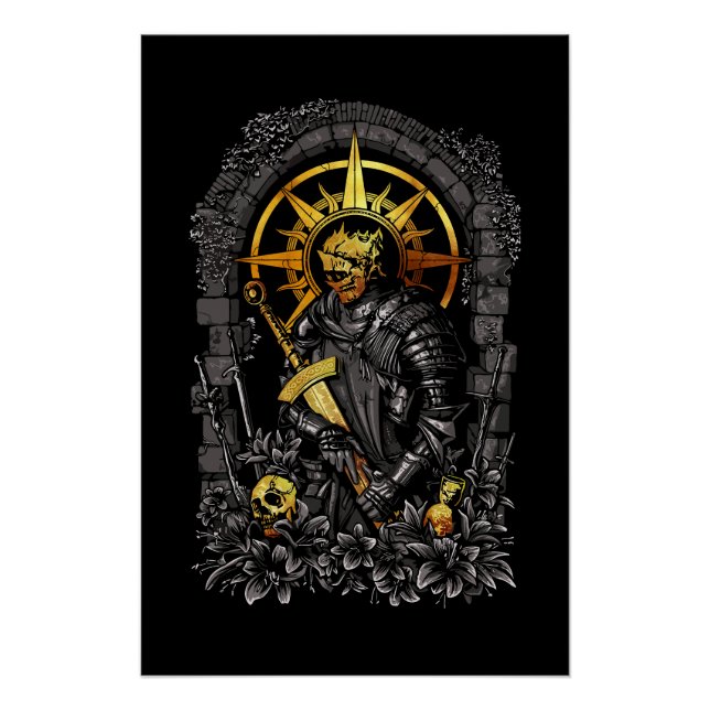 Dunkler Ritter: Der Krieger im Schatten Poster (Vorderseite)