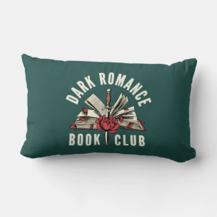 Dunkler Romance-Buchclub-Blumengeschenk Lendenkissen