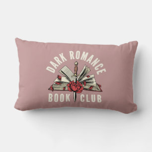 Dunkler Romance-Buchclub Florales Rosa-Geschenk Lendenkissen