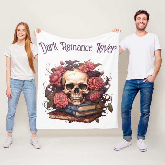 Dunkler Romantikliebhaber Fleecedecke (Beispiel)