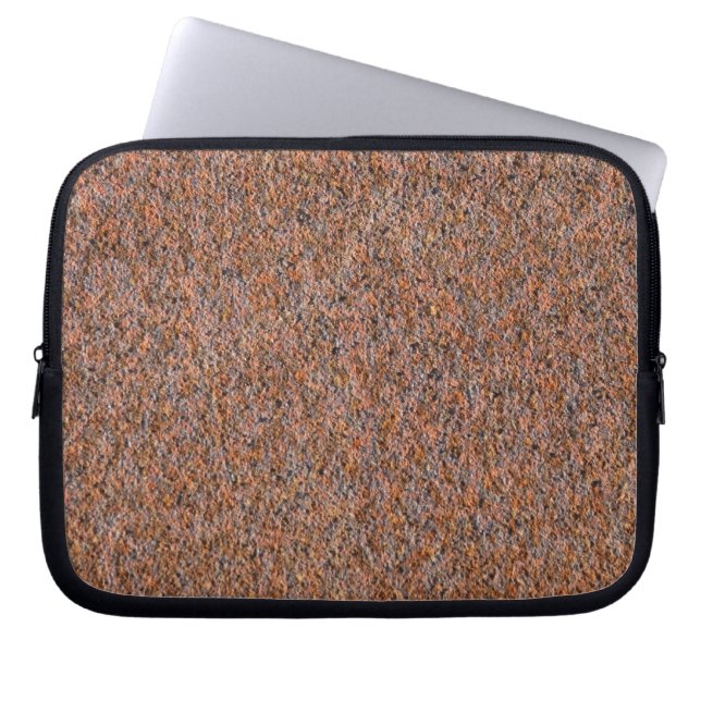 Dunkler Rost Laptopschutzhülle (Vorderseite)