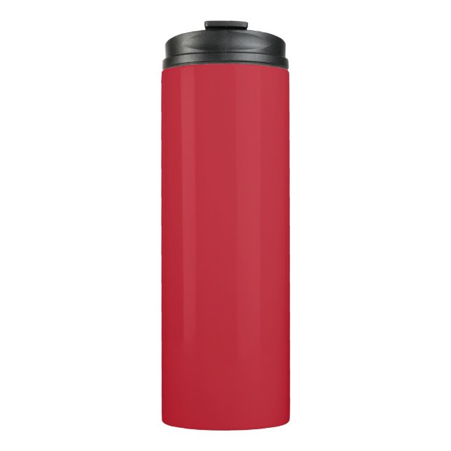Dunkler roter Hintergrund  Thermosbecher (Vorderseite)