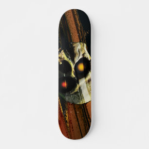 Dunkler Schädel Skateboard