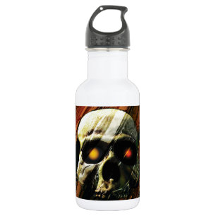 Dunkler Schädel Trinkflasche
