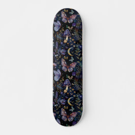 Dunkler Schmetterling Botanischer Himmels-Skateboa Skateboard