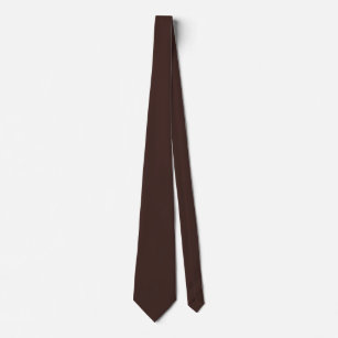 Dunkler Schokoladenhex-Code 3D241F Krawatte