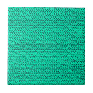 Dunkler Seafoam Grün-Webart-Maschen-Blick Fliese