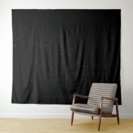 Dunkler Sternenhimmel // Langer Expositionsnächtli Wandteppich