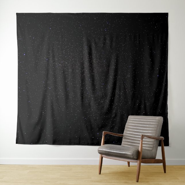 Dunkler Sternenhimmel // Langer Expositionsnächtli Wandteppich (Beispiel (Horizontal))