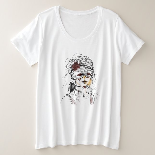 Dunkler T - Shirt (Design vorne)