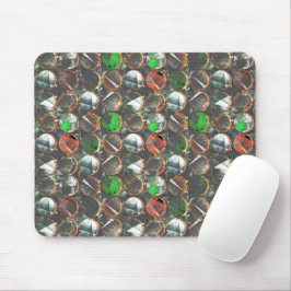 Dunkler Texturkreis Mousepad