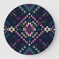 Dunkler tribaler Navajo, vintage geometrisch.