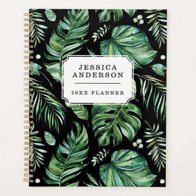 Dunkler Tropischer Jungle-Leaf-Planer Planer (Vorderseite)