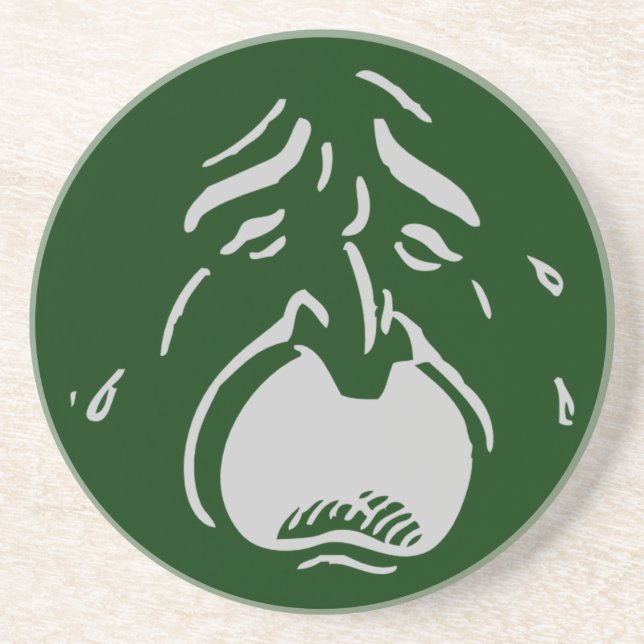 Dunkler Untersetzer (Vorne)