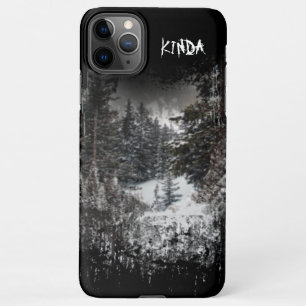 Dunkler Wald   Snowy Forest Phone Case iPhone 11Pro Max Hülle