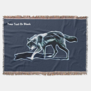 Dunkler Wolf Decke