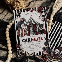 Dunkler Zirkus CARN-EVIL Halloween-Party