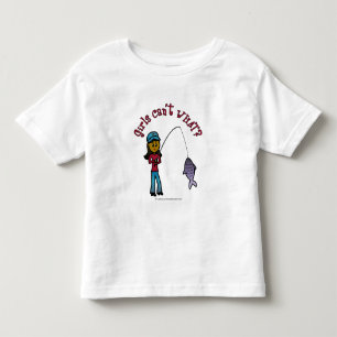 Dunkles Angelmädchen Kleinkind T-shirt