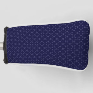 Dunkles blaues islamisches geometrisches Muster Golf Headcover