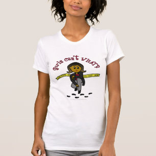 Dunkles CSI-Mädchen T-Shirt