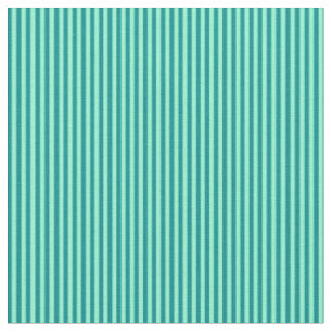 Dunkles Cyan und Aquamarine Streifen/Liniertes Mus Stoff
