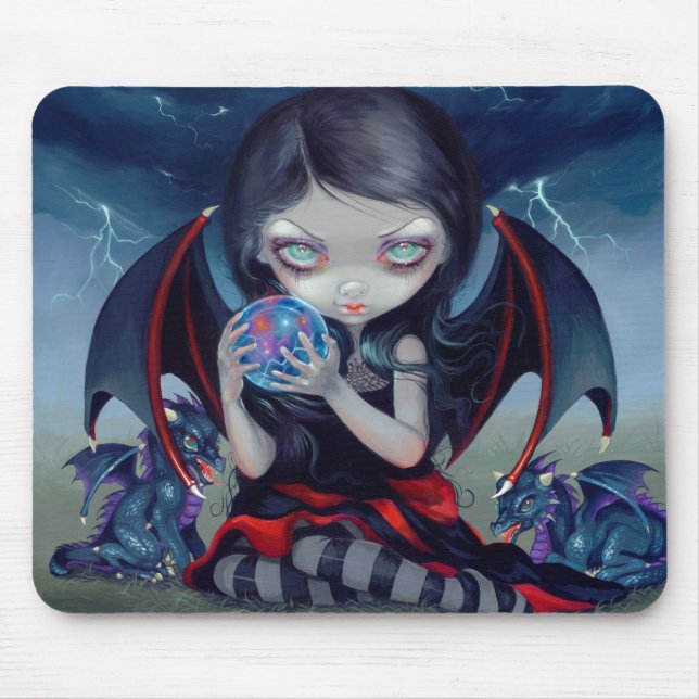 "Dunkles Dragonling" Mousepad (Vorne)