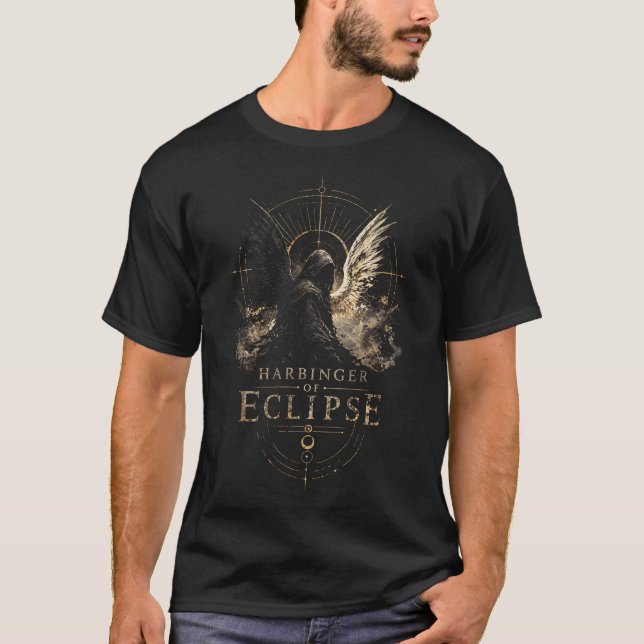 Dunkles Fantasy-Eclipse-Grafik-T-Shirt T-Shirt (Vorderseite)