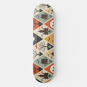Dunkles Geistermuster Skateboard