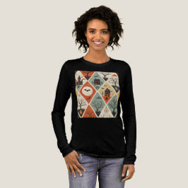 Dunkles Geistermuster Tri-Blend Shirt