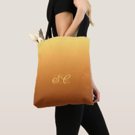 Dunkles Gold in Gelb Tasche