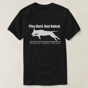 Dunkles Hemd spielt hartes AHT-Design T-Shirt